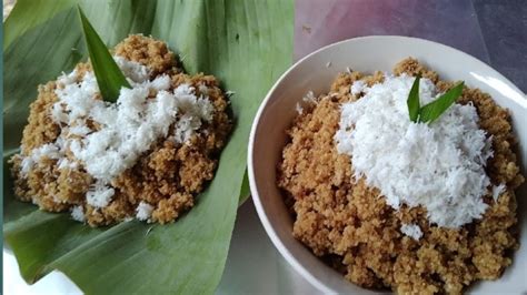 Cara Membuat Tiwul Gula Merah .